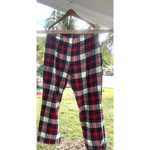 Old Navy Mens XL Red Buffalo Plaid Pajama Pants Flannel Lounge Sleepwear Pockets